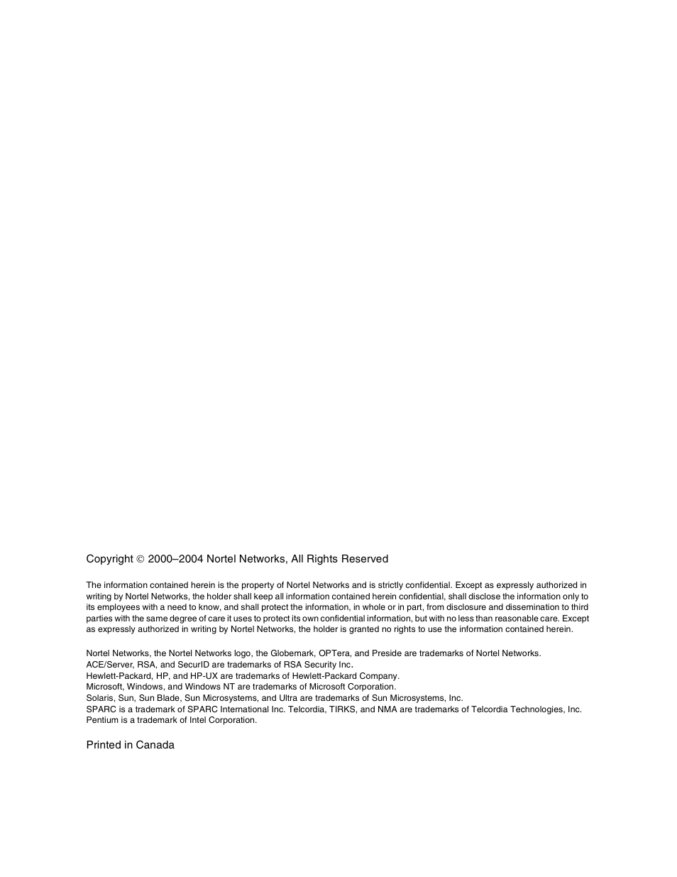 Nortel Networks OPTera Metro 3500 User Manual | Page 2 / 342