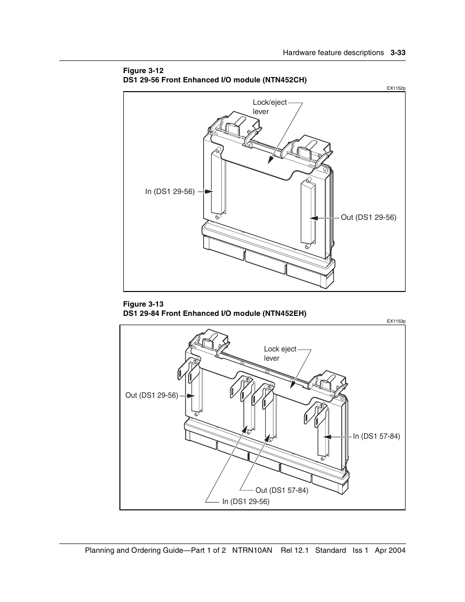 Figure 3-12, Figure 3-13 | Nortel Networks OPTera Metro 3500 User Manual | Page 261 / 342
