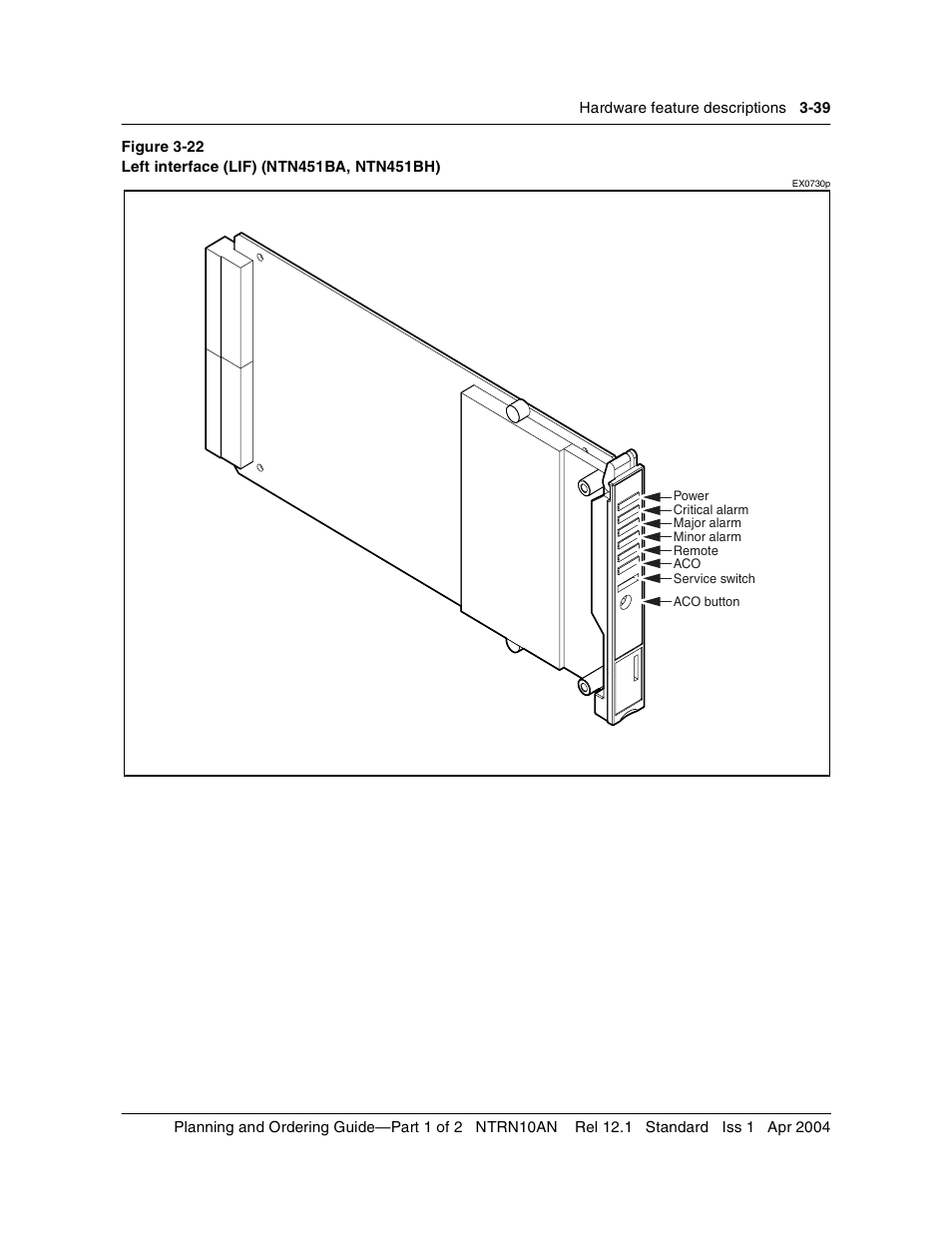 Figure 3-22 | Nortel Networks OPTera Metro 3500 User Manual | Page 267 / 342