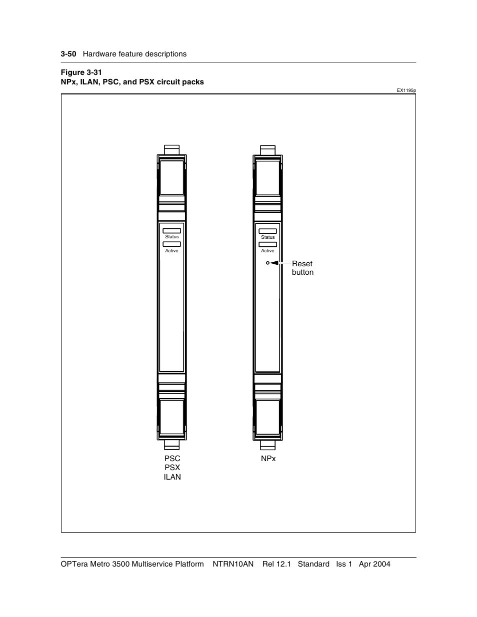 Nortel Networks OPTera Metro 3500 User Manual | Page 278 / 342