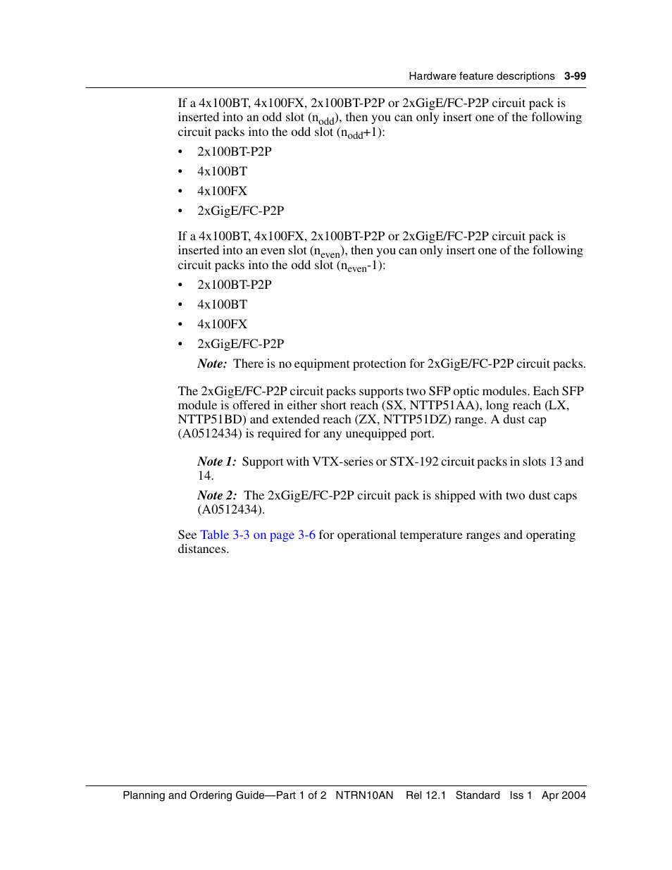 Nortel Networks OPTera Metro 3500 User Manual | Page 327 / 342