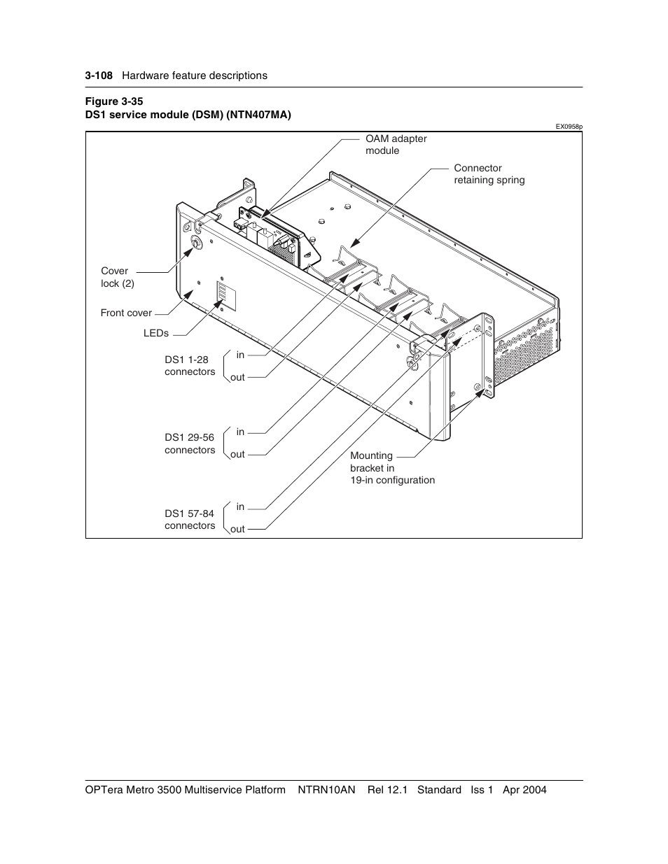 Nortel Networks OPTera Metro 3500 User Manual | Page 336 / 342