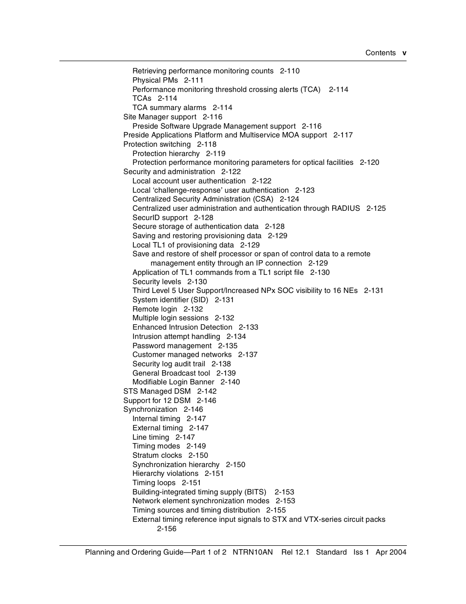 Nortel Networks OPTera Metro 3500 User Manual | Page 5 / 342