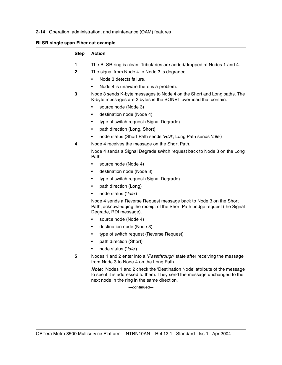 Nortel Networks OPTera Metro 3500 User Manual | Page 52 / 342