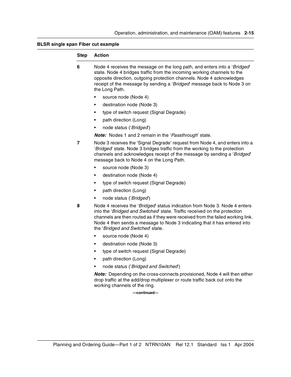 Nortel Networks OPTera Metro 3500 User Manual | Page 53 / 342