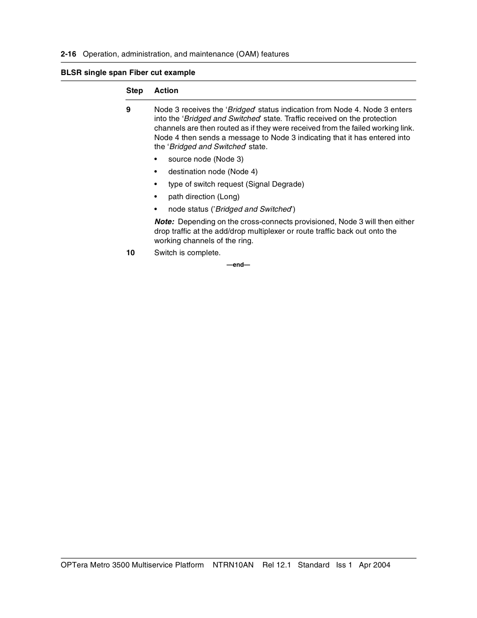 Nortel Networks OPTera Metro 3500 User Manual | Page 54 / 342