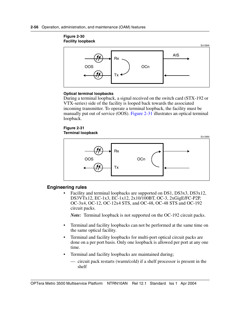 Nortel Networks OPTera Metro 3500 User Manual | Page 94 / 342