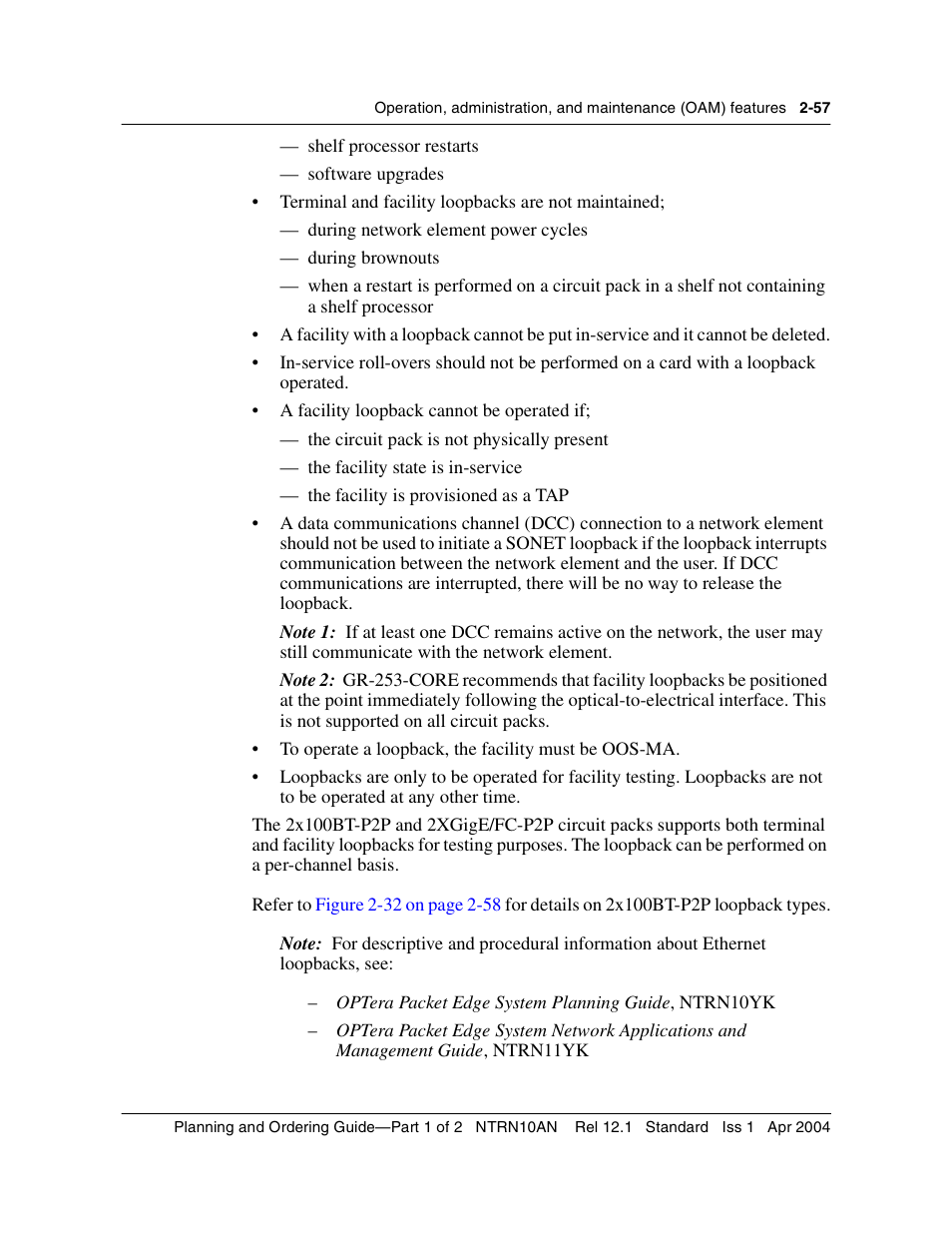 Nortel Networks OPTera Metro 3500 User Manual | Page 95 / 342