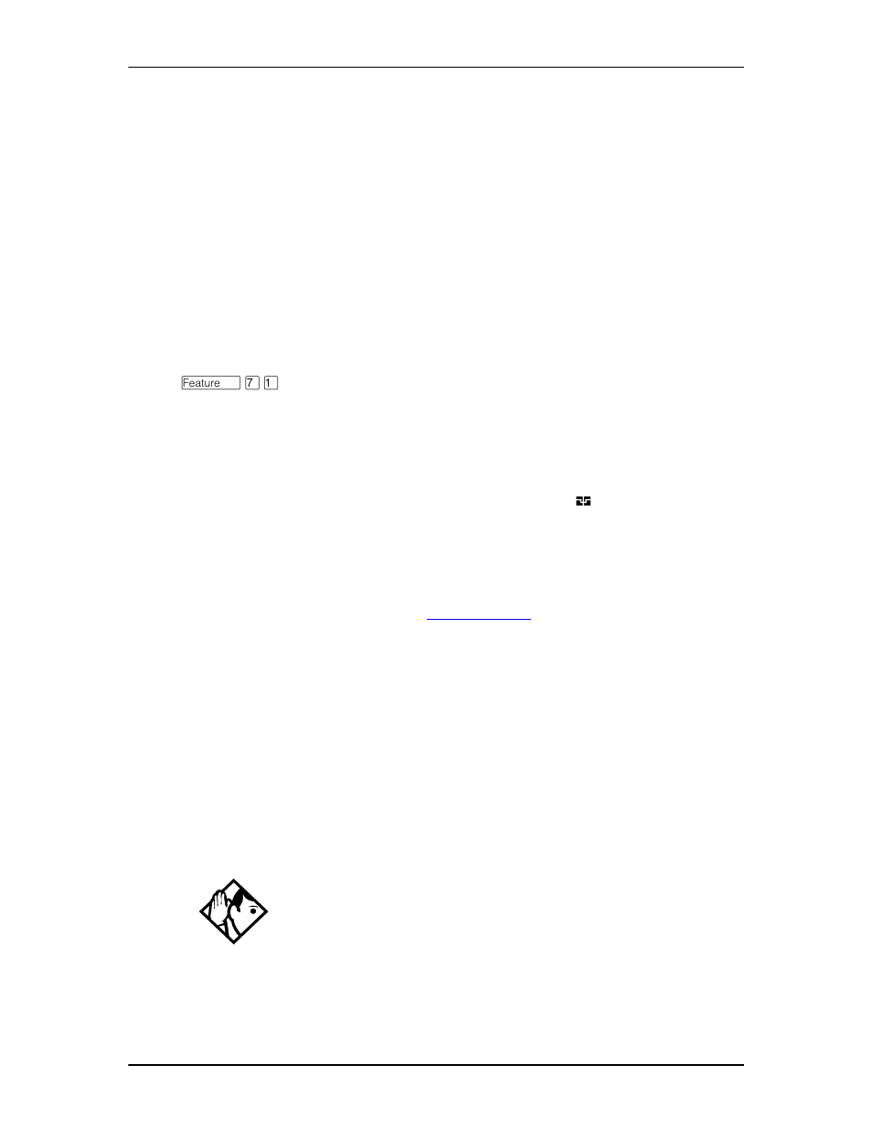 Using host system dialing signals, Link, Preventing a telephone from using link | Using host system dialing signals 125 | Nortel Networks Enterprise Edge Feature Programming Telephone User Manual | Page 125 / 170