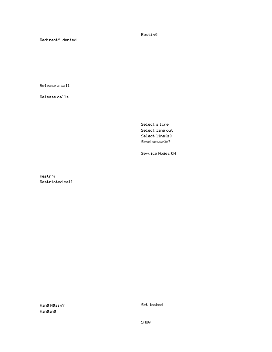 Nortel Networks Enterprise Edge Feature Programming Telephone User Manual | Page 168 / 170