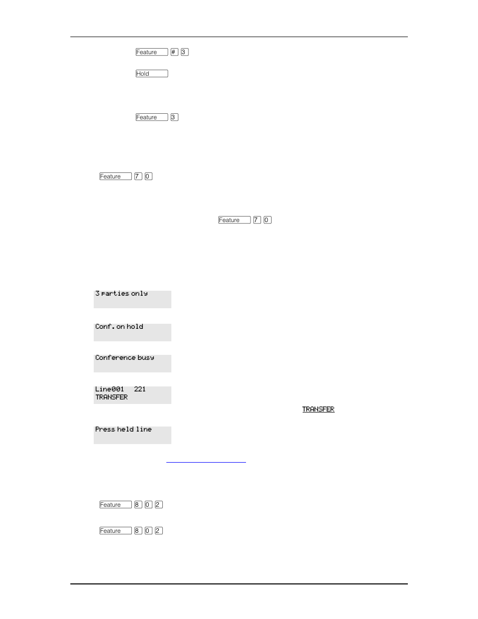 Removing yourself from a conference, Listening to a call as a group, Removing yourself from a conference 39 | Listening to a call as a group 39 | Nortel Networks Enterprise Edge Feature Programming Telephone User Manual | Page 39 / 170
