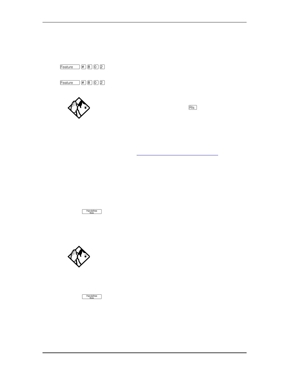 Canceling group listening, Using handsfree/mute, Answering calls without lifting the receiver | Making calls without lifting the receiver, Canceling group listening 40, Using handsfree/mute 40 | Nortel Networks Enterprise Edge Feature Programming Telephone User Manual | Page 40 / 170