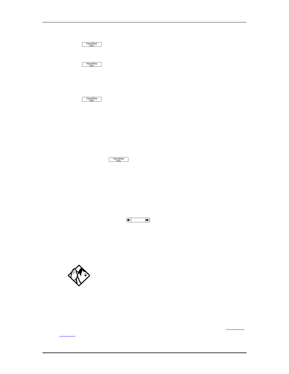 Muting handsfree, Changing a regular call to handsfree, Changing a handsfree to a regular call | Using handsfree, Changing handsfree for a telephone | Nortel Networks Enterprise Edge Feature Programming Telephone User Manual | Page 41 / 170