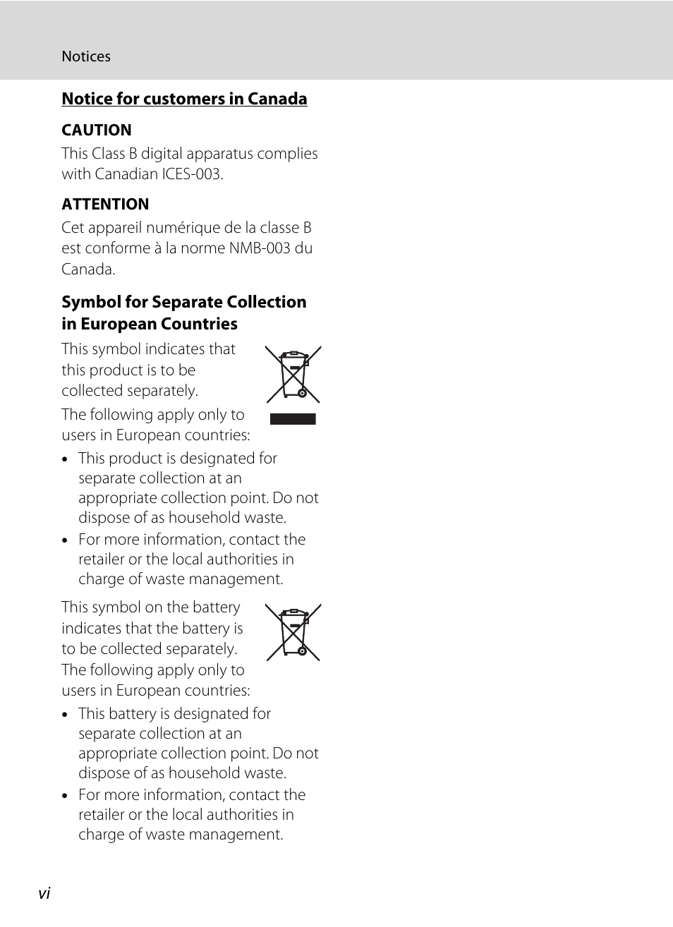 Nikon S610 - S610c User Manual | Page 8 / 151