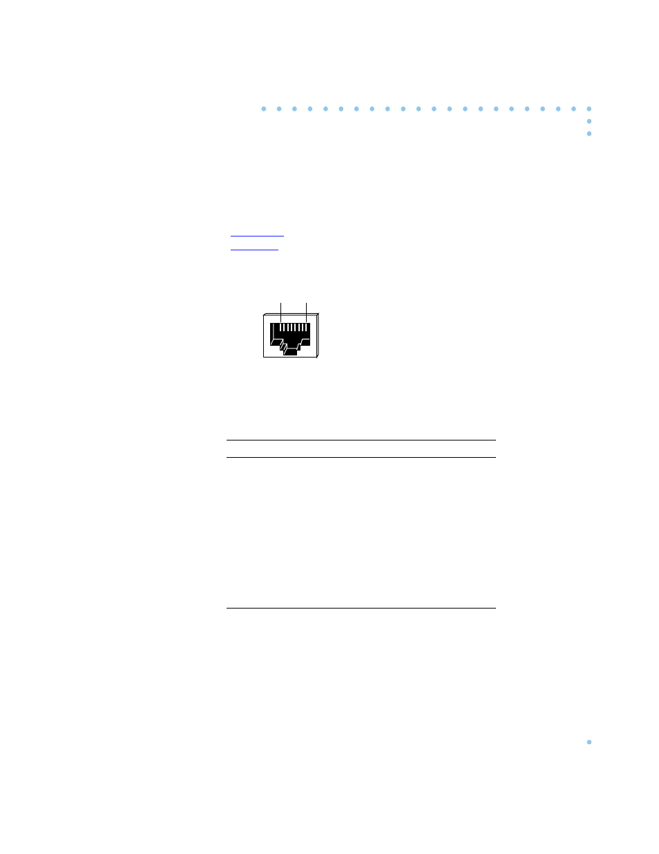 Pri isdn interface, Figure a-5 . pri isdn interface port receptacle, Table a-4 . pri isdn interface port/pin signal all | Pin number, Signal | Nortel Networks 6300 User Manual | Page 113 / 138