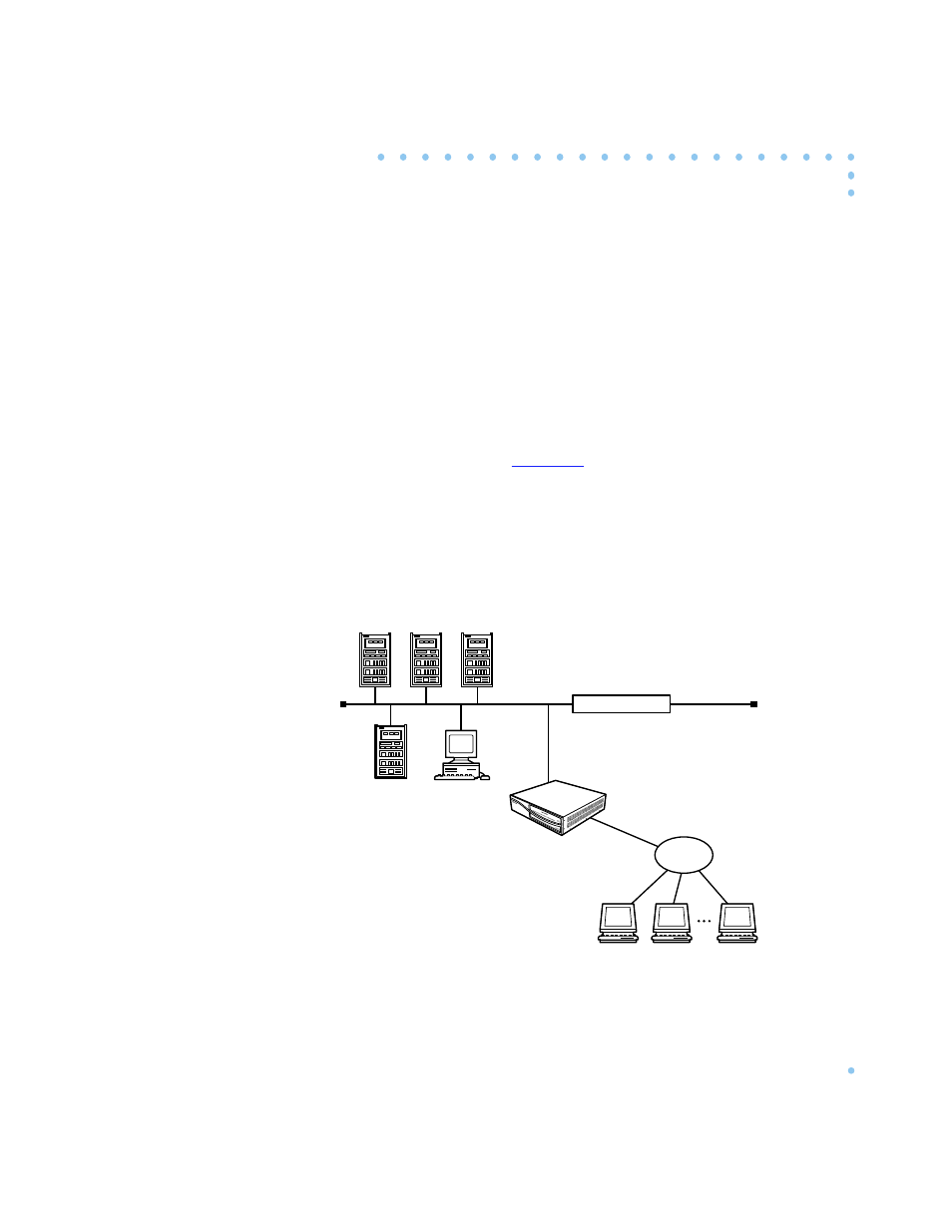 Chapter 1 introduction, Remote network access, Figure 1-1 . the remote annex 6300 as a remote acc | Technical support and online services, Remote network access -1 | Nortel Networks 6300 User Manual | Page 25 / 138