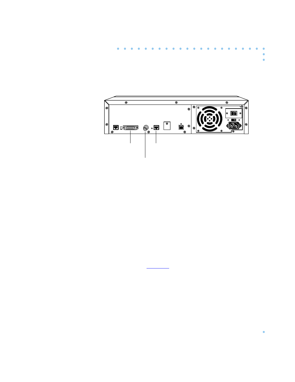 Figure 2-5 . remote annex 6300 ethernet connection, Connecting thin ethernet (10base2) cable, Connecting thin ethernet (10base2) cable -7 | Thin ethernet (10base2), Thick ethernet (10base5), Twisted pair (10baset) | Nortel Networks 6300 User Manual | Page 43 / 138