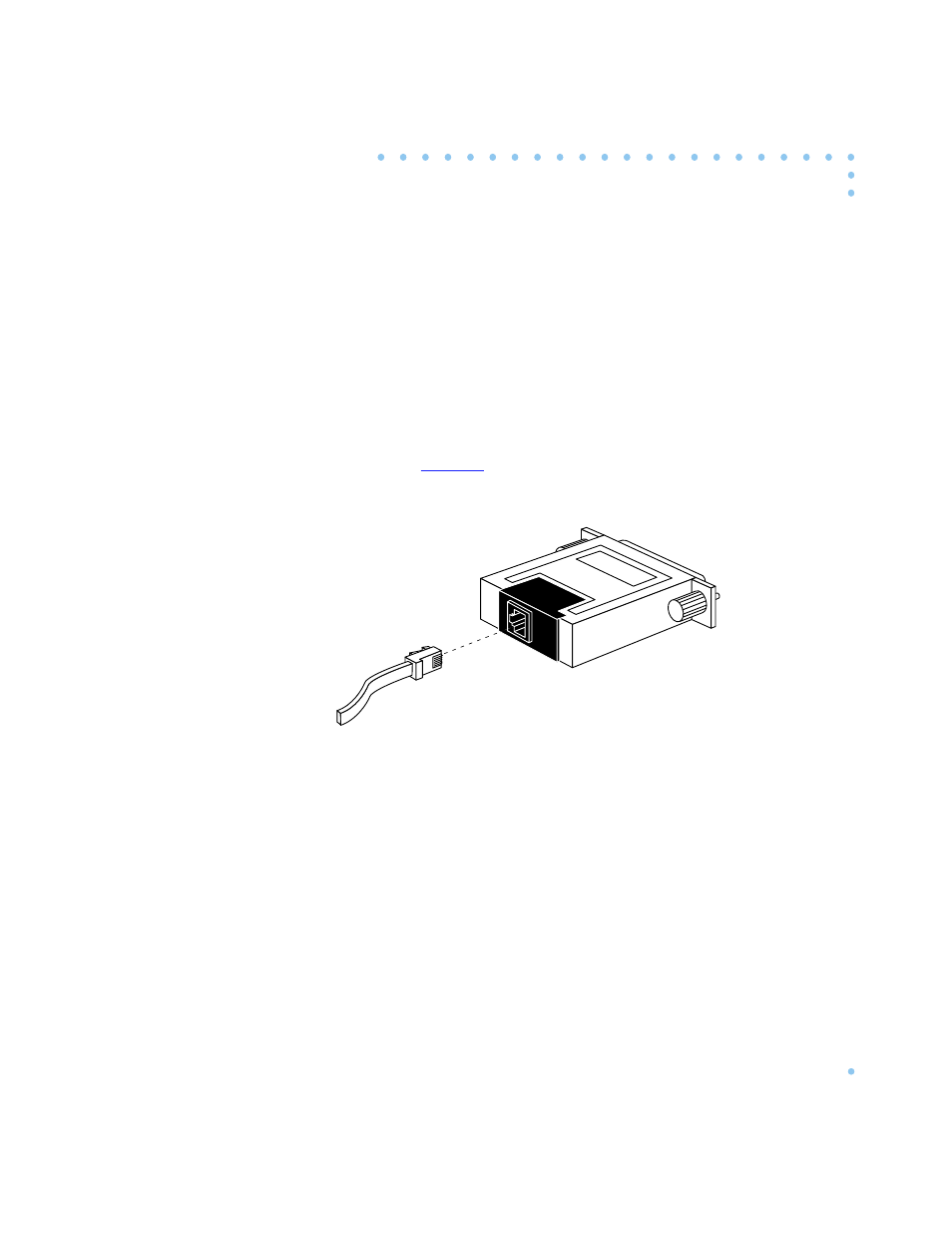 Connecting a console terminal, 1 connect the console terminal’s i/o connector to, Figure 2-9 . connecting the cable to the db-25 dte | Connecting a console terminal -11 | Nortel Networks 6300 User Manual | Page 47 / 138