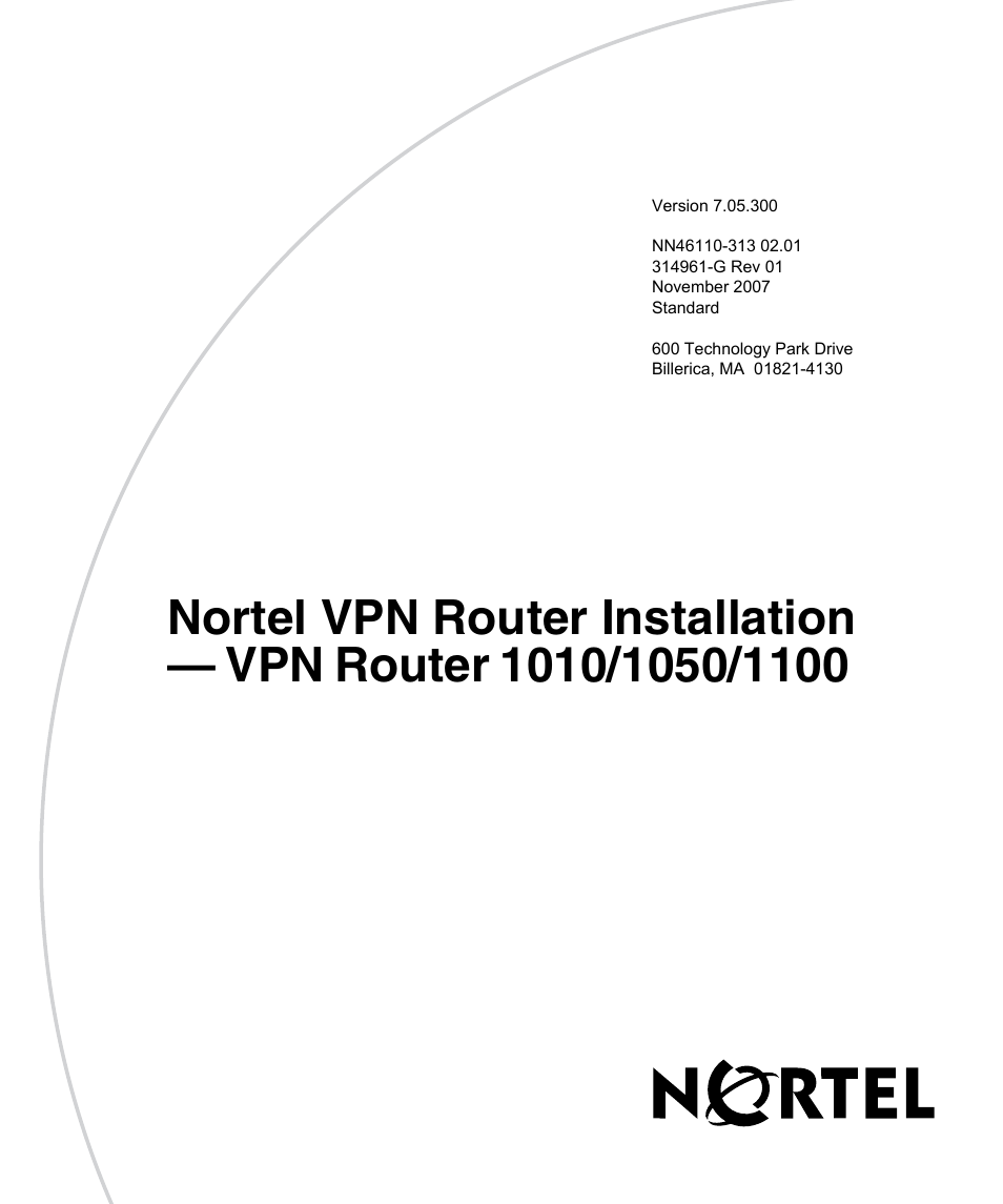 Nortel Networks Accelar 1050 User Manual | 64 pages