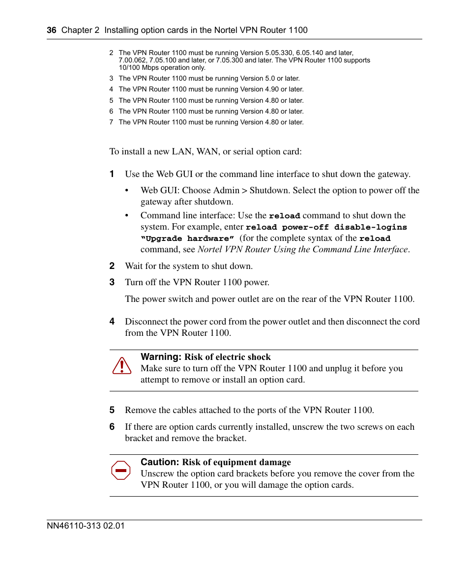 Nortel Networks Accelar 1050 User Manual | Page 36 / 64