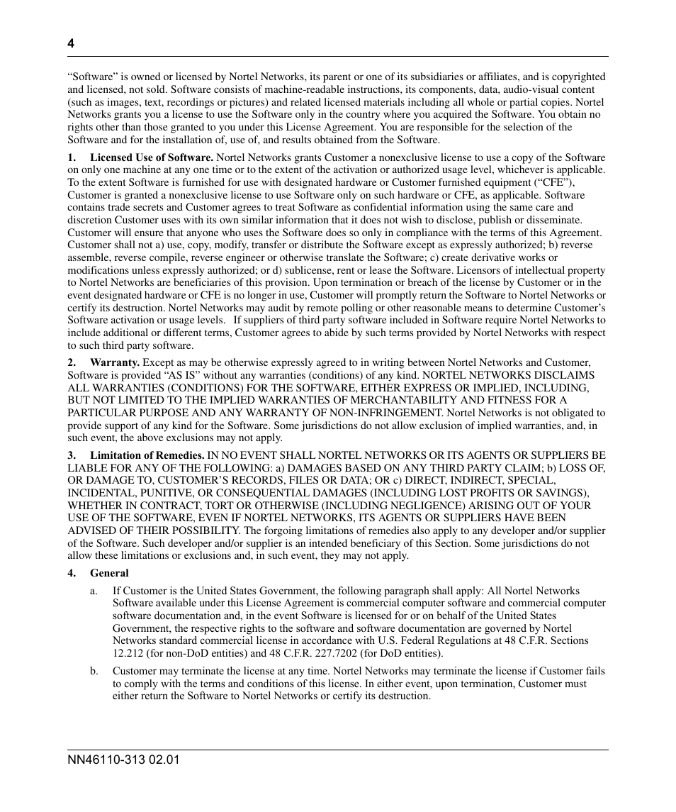 Nortel Networks Accelar 1050 User Manual | Page 4 / 64