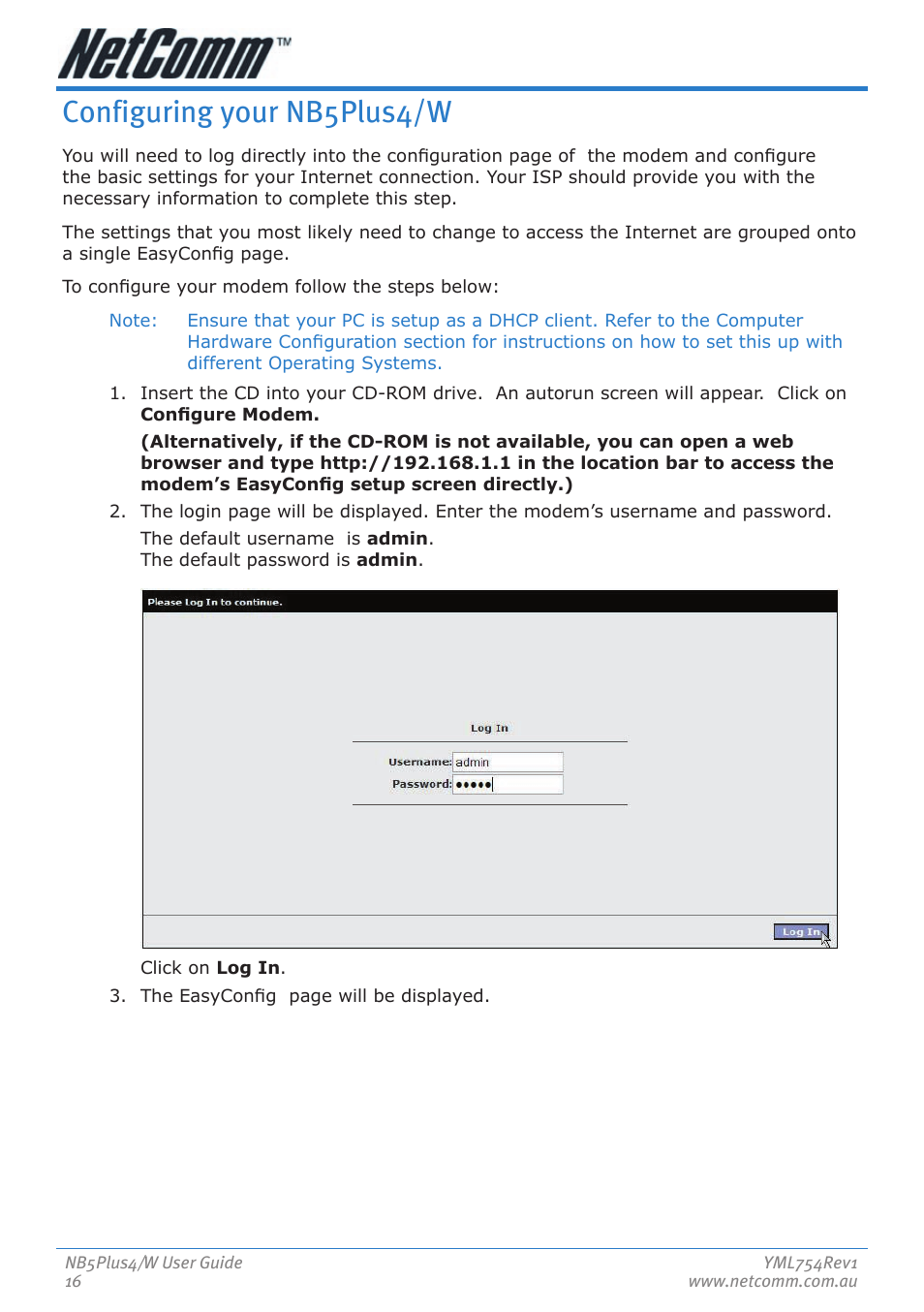 Configuring your nb5plus4/w | Nortel Networks NB5PLUS4/W User Manual | Page 16 / 112