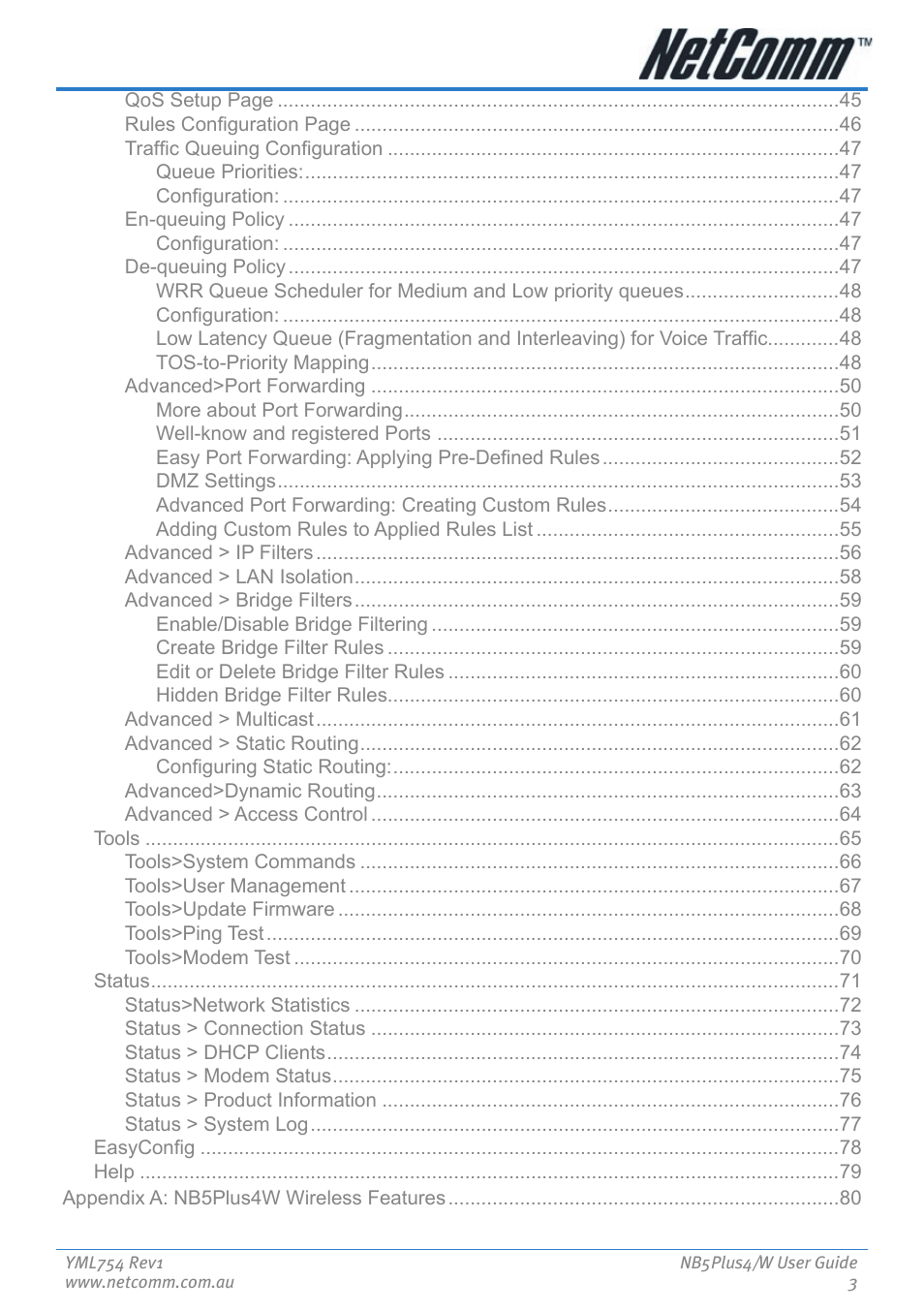 Nortel Networks NB5PLUS4/W User Manual | Page 3 / 112