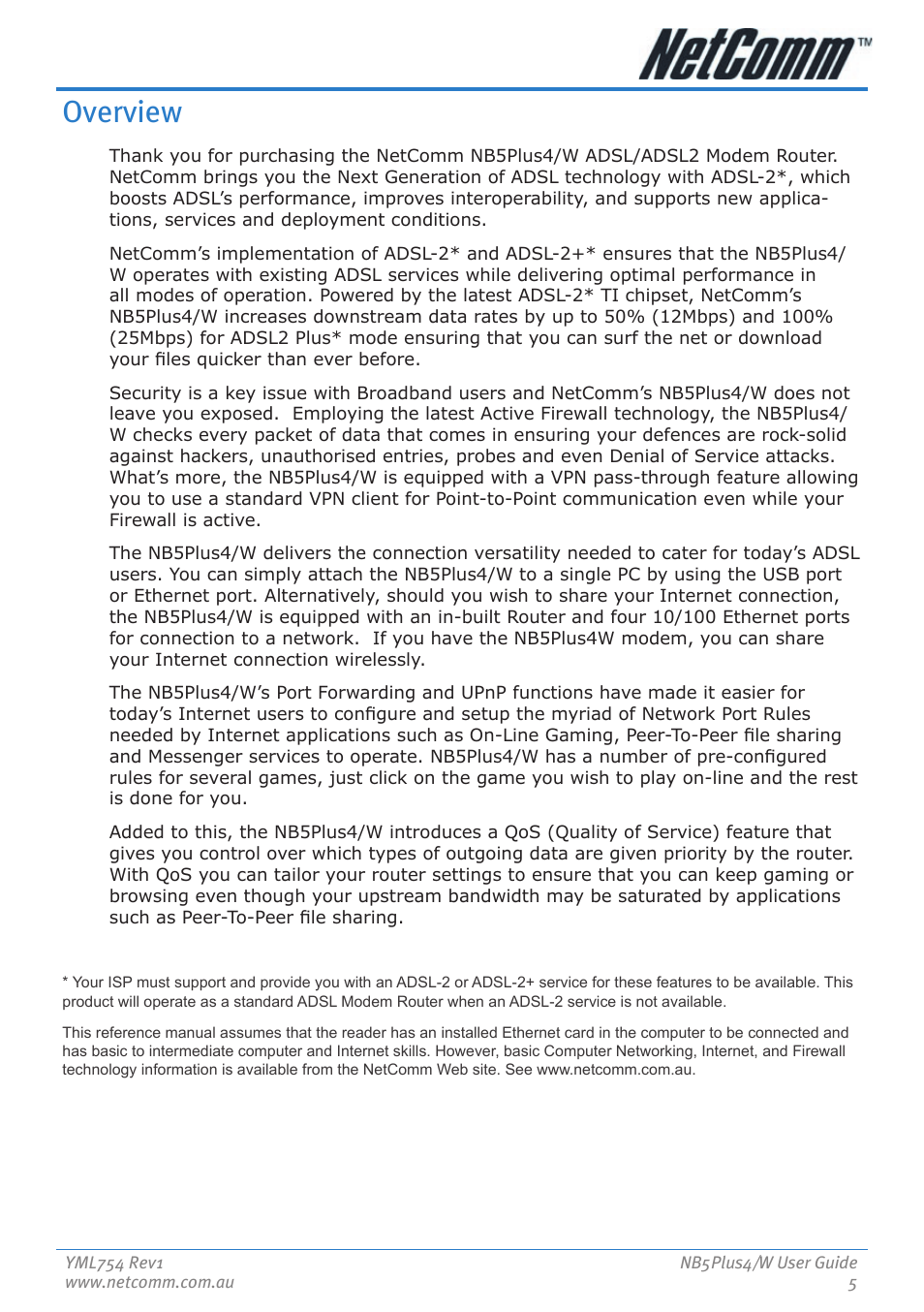 Overview | Nortel Networks NB5PLUS4/W User Manual | Page 5 / 112