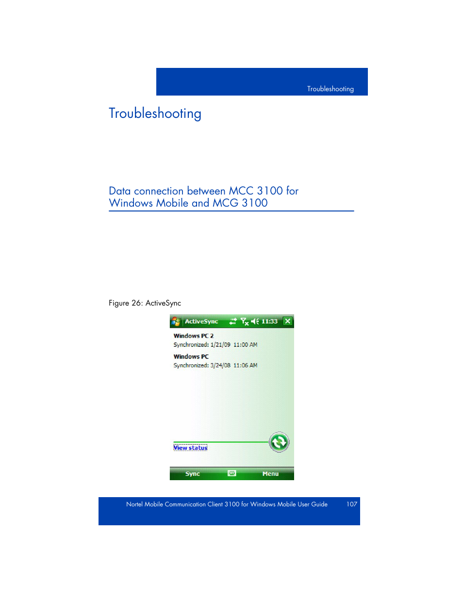 Troubleshooting | Nortel Networks NN42030-107 User Manual | Page 107 / 112