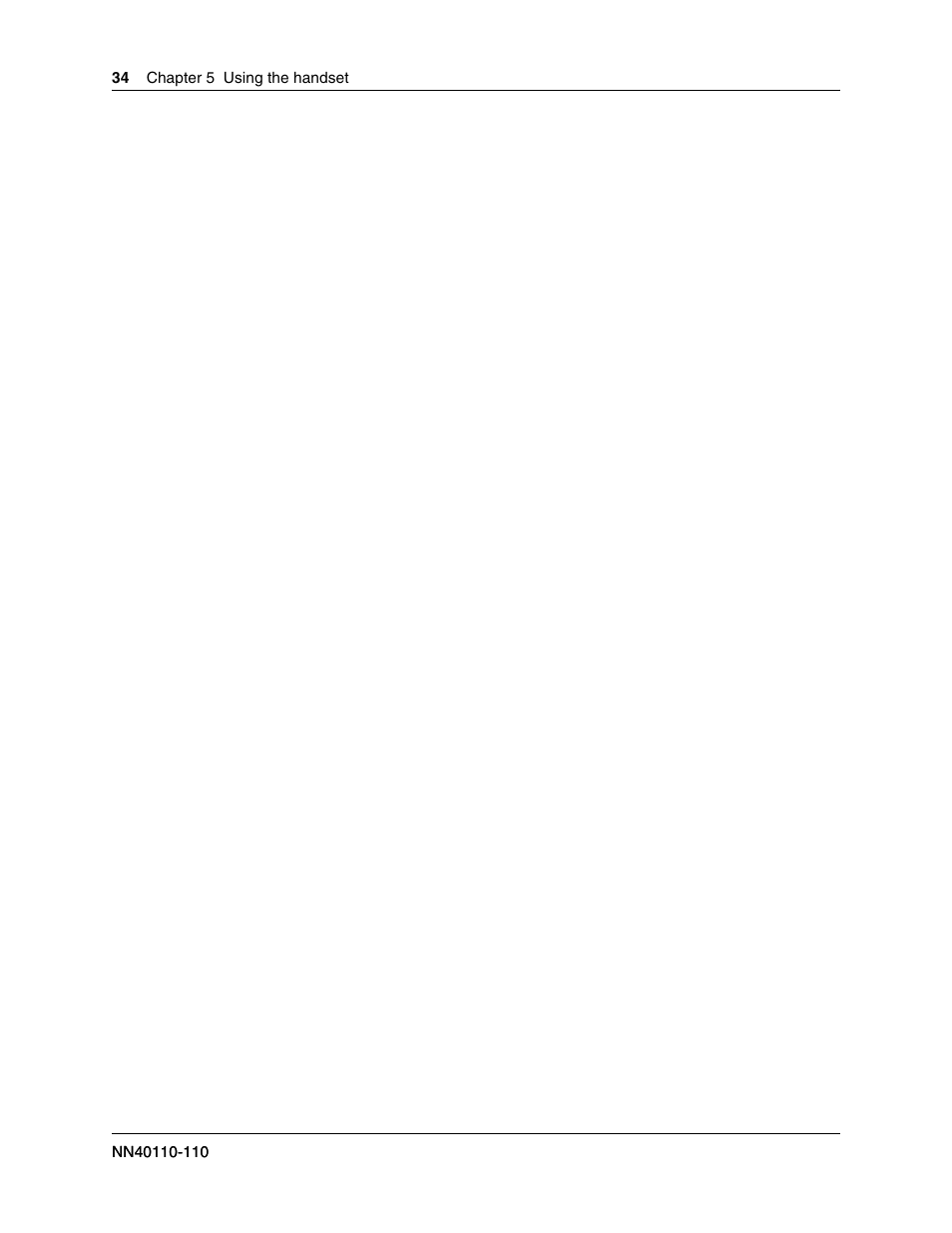 Nortel Networks T7406E User Manual | Page 34 / 34