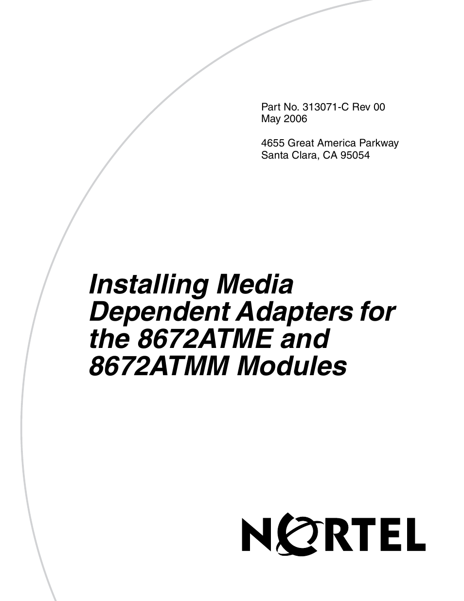 Nortel Networks 8672ATMM User Manual | 26 pages