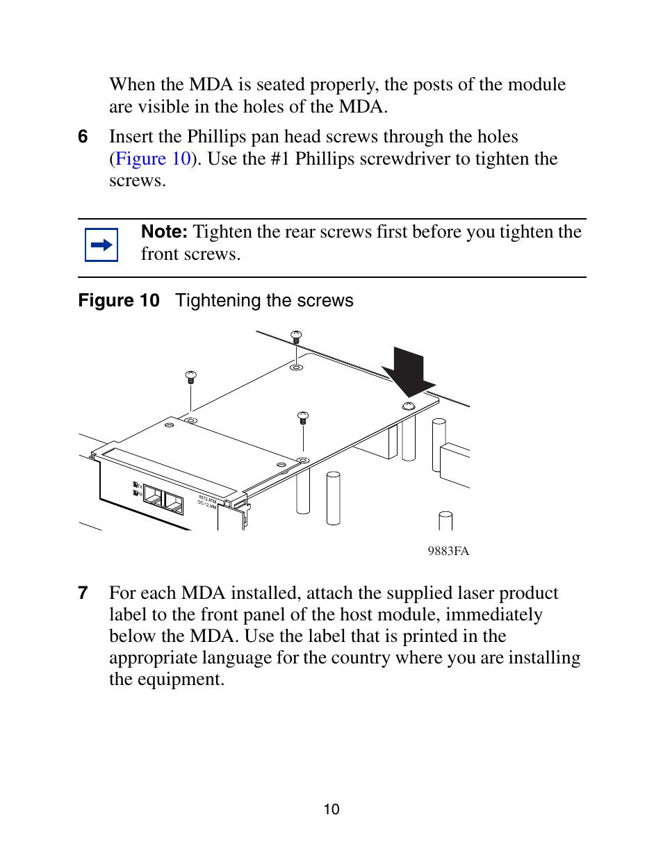 Nortel Networks 8672ATMM User Manual | Page 12 / 26