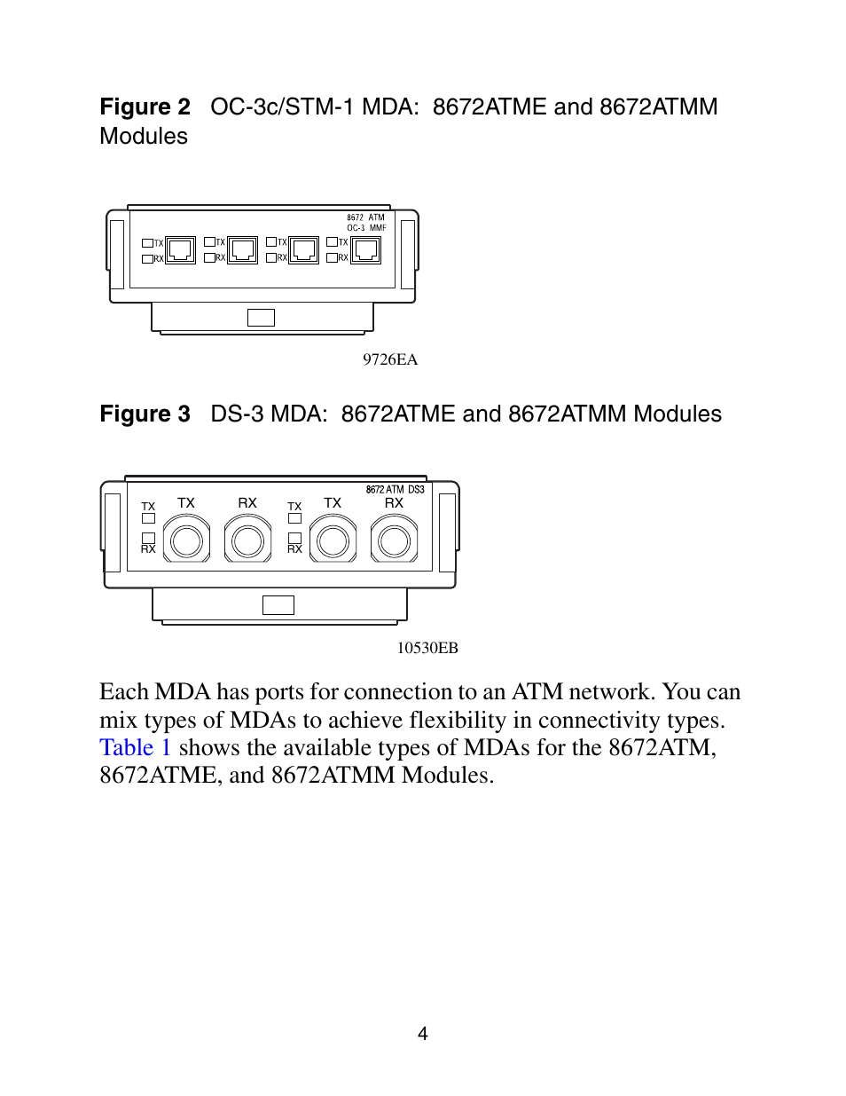 Figure 2, Ort ds-3, Figure 3) | Nortel Networks 8672ATMM User Manual | Page 6 / 26