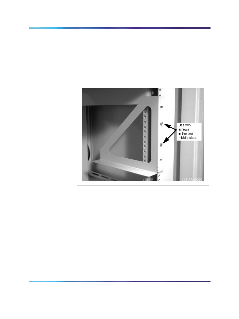 Figure 69 guide bracket installed in a rack | Nortel Networks NN43001-314 User Manual | Page 224 / 418