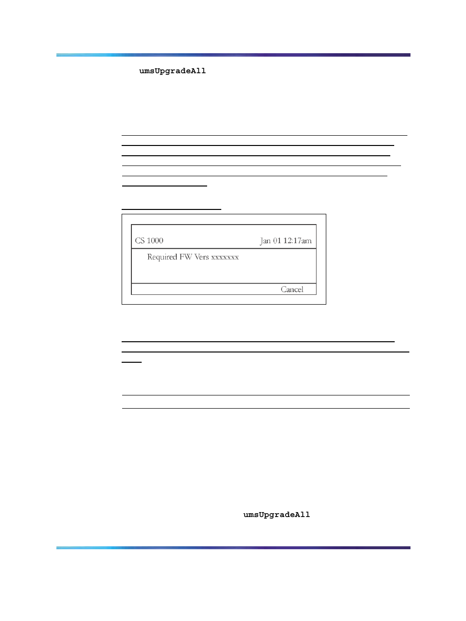 Figure 120 required firmware version, Procedure 45, Upgrading firmware for cs 1000 release 5.0 | Nortel Networks NN43001-314 User Manual | Page 347 / 418
