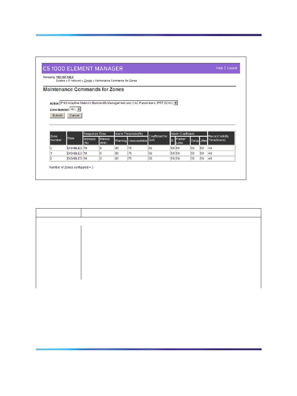 Figure 22 element manager - cac parameters, Maintenance using ld 117 | Nortel Networks NN43001-314 User Manual | Page 86 / 418