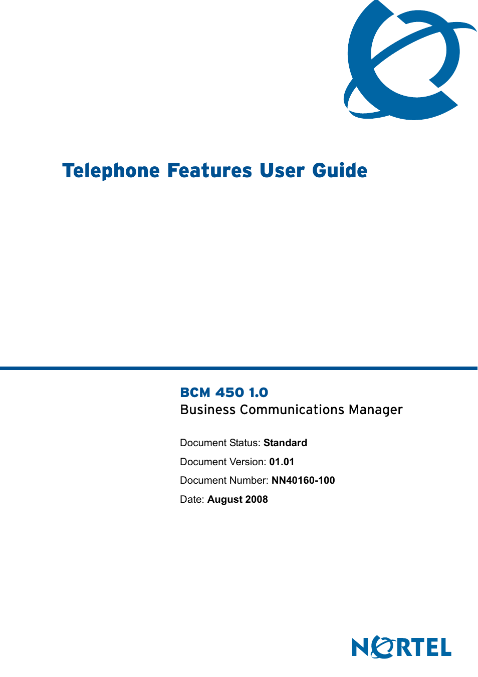 Nortel Networks BCM 450 User Manual | 21 pages