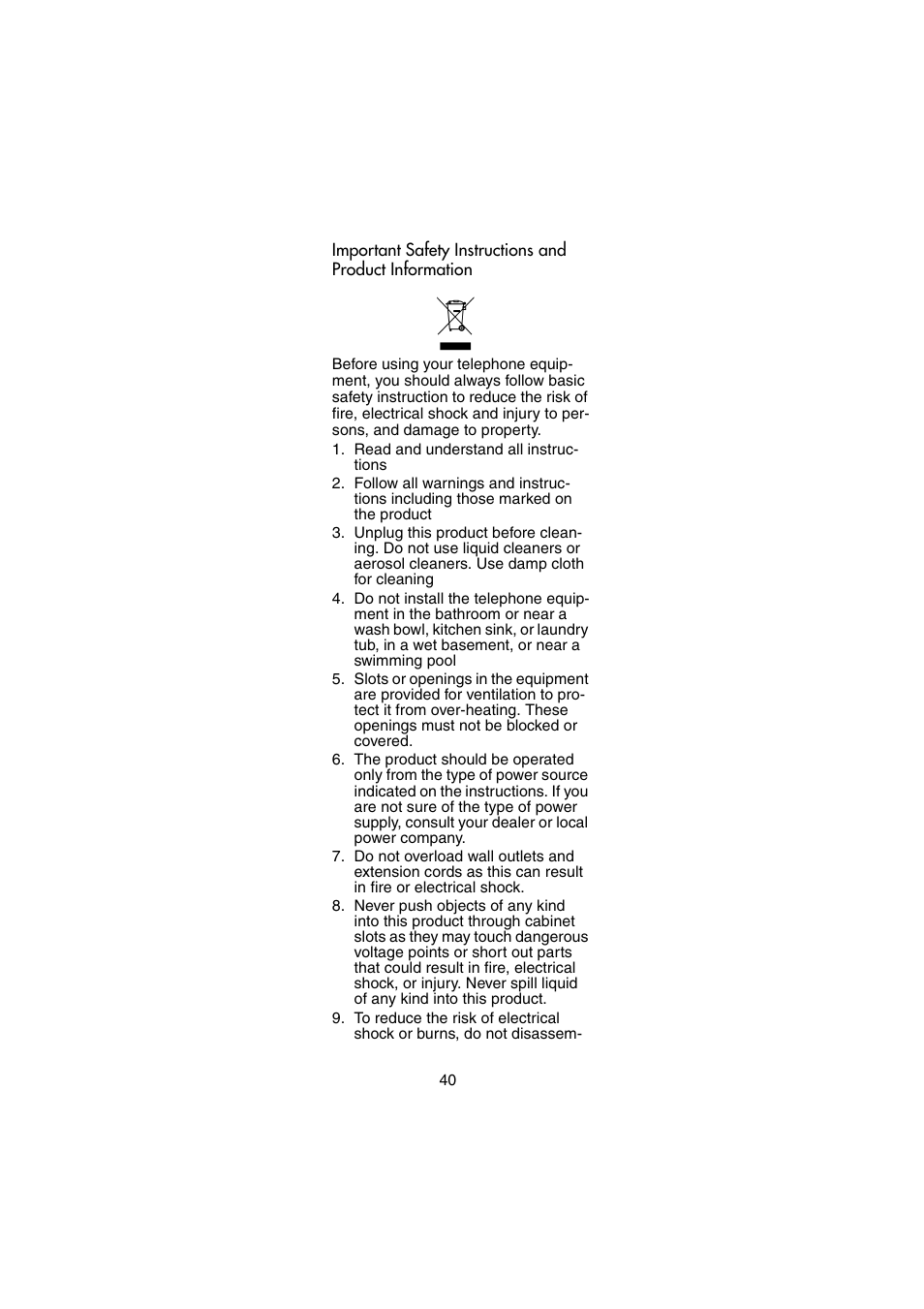 Nortel Networks 414X User Manual | Page 40 / 52