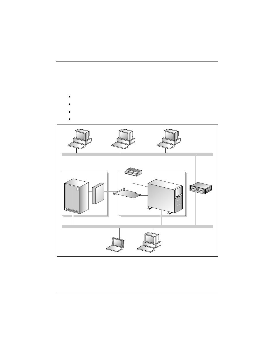 Sample network setup: meridian 1, Option 11c or option 11c mini, Option 51c | Option 61c, Options 81 and 81c | Nortel Networks CALLPILOT 555-7101-217 User Manual | Page 20 / 80