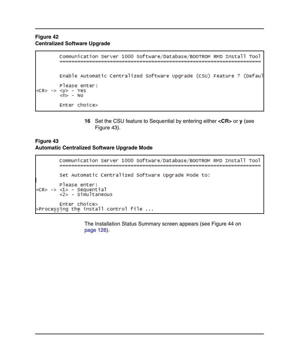 Figure 42 on | Nortel Networks 1000E User Manual | Page 125 / 468