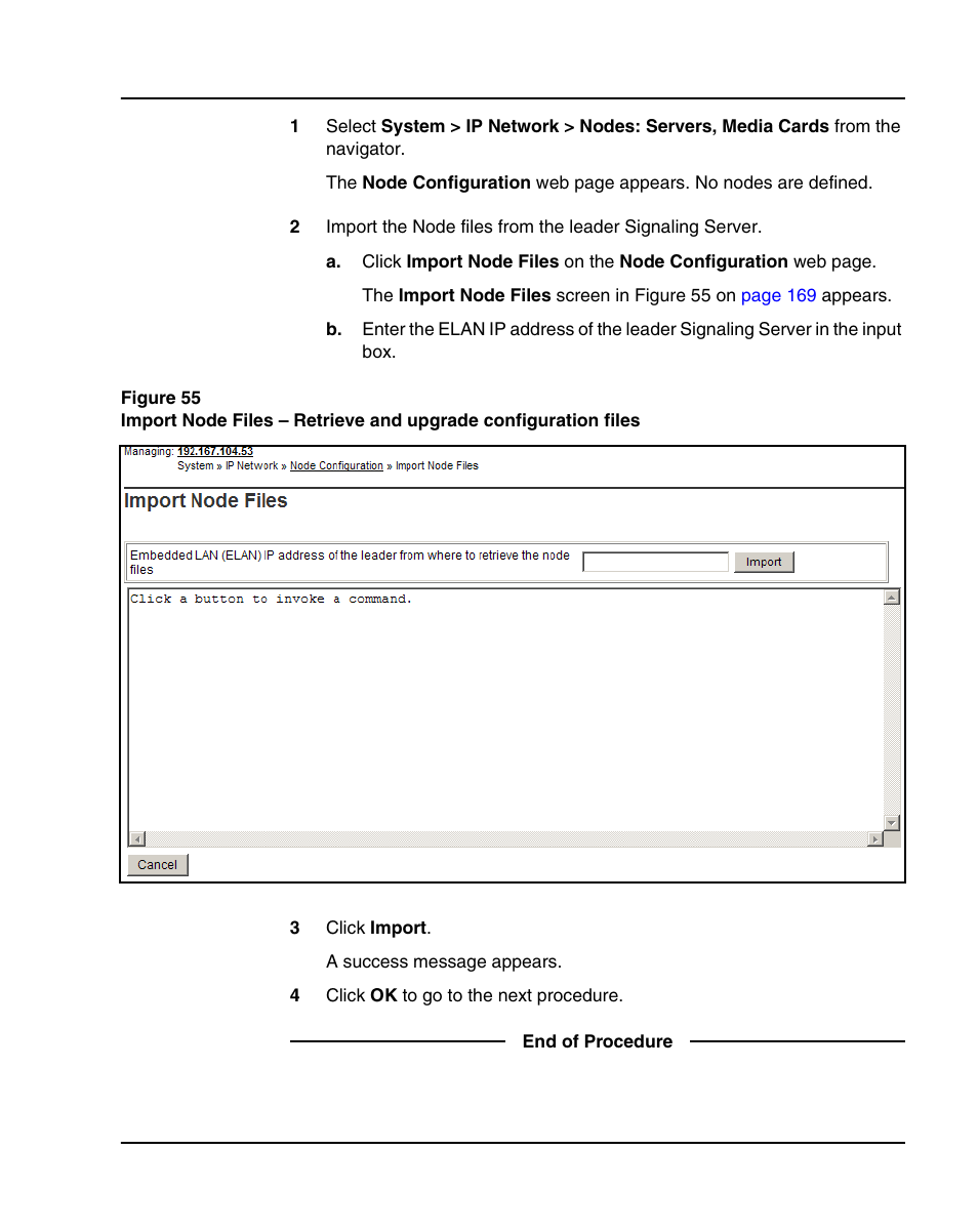 Nortel Networks 1000E User Manual | Page 169 / 468