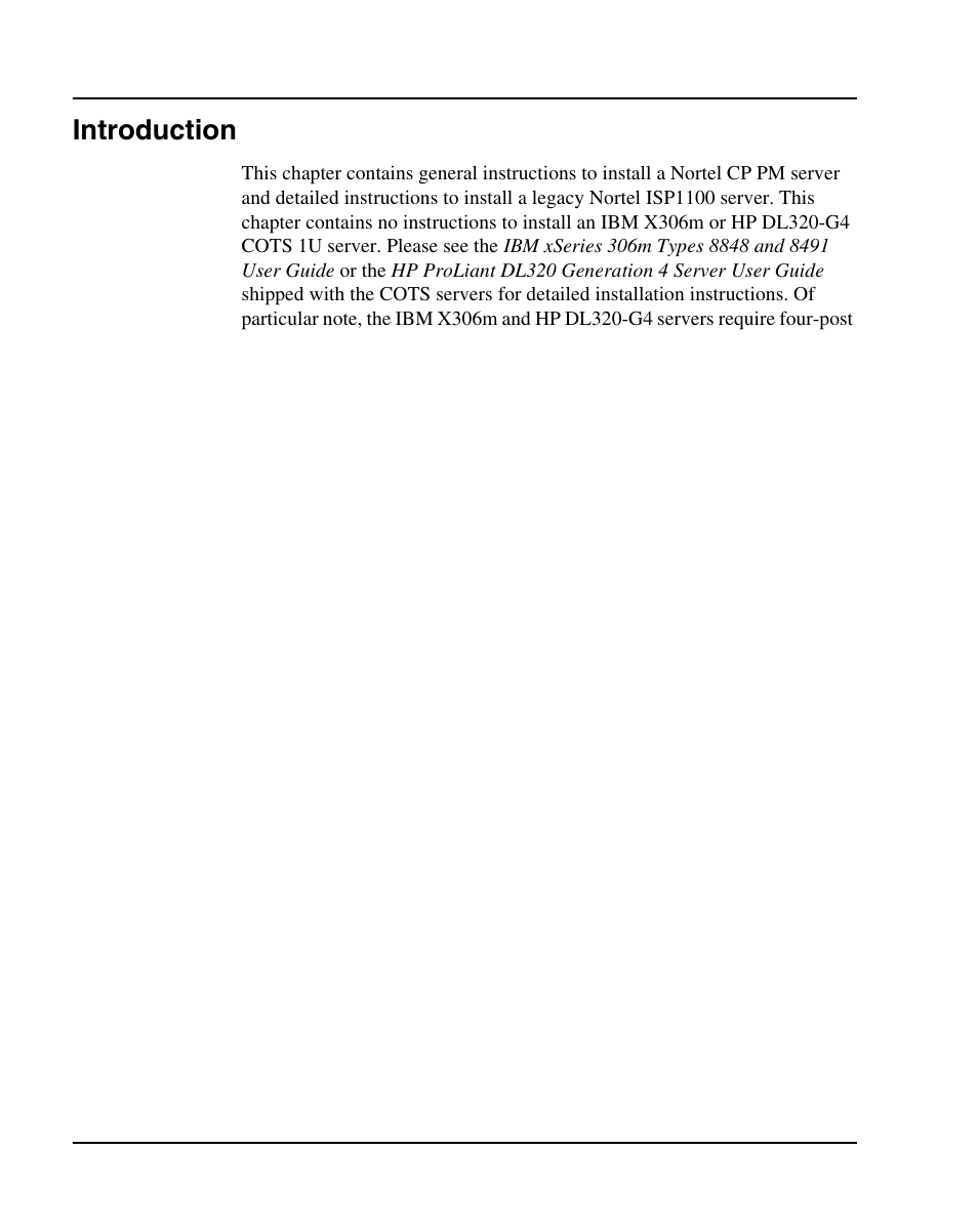 Introduction | Nortel Networks 1000E User Manual | Page 174 / 468