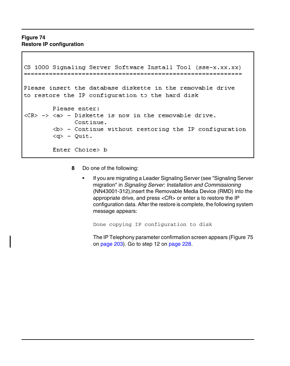 Ars (figure 74 on | Nortel Networks 1000E User Manual | Page 202 / 468