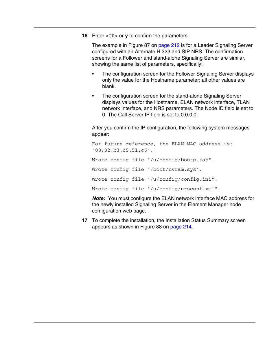 To step 16 on | Nortel Networks 1000E User Manual | Page 213 / 468