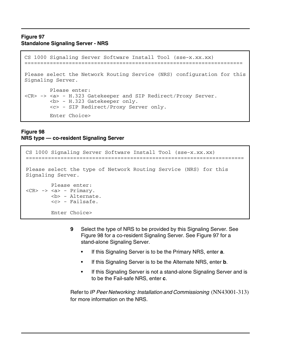 Figure 97 on, En (figure 98 on | Nortel Networks 1000E User Manual | Page 222 / 468