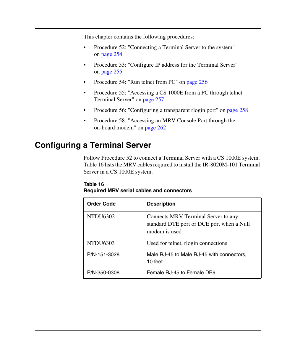 Configuring a terminal server | Nortel Networks 1000E User Manual | Page 253 / 468