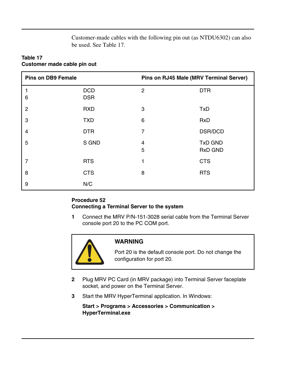 Follow procedure 52 to connect | Nortel Networks 1000E User Manual | Page 254 / 468