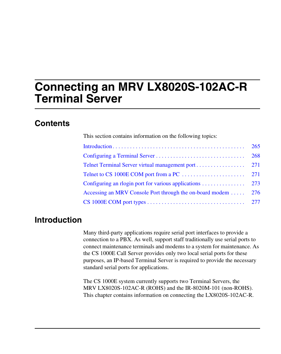 Nortel Networks 1000E User Manual | Page 265 / 468