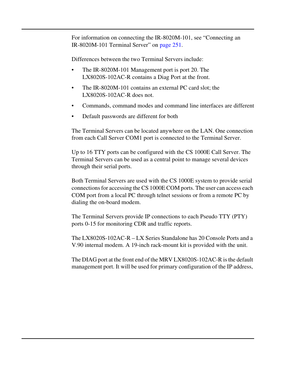 Nortel Networks 1000E User Manual | Page 266 / 468