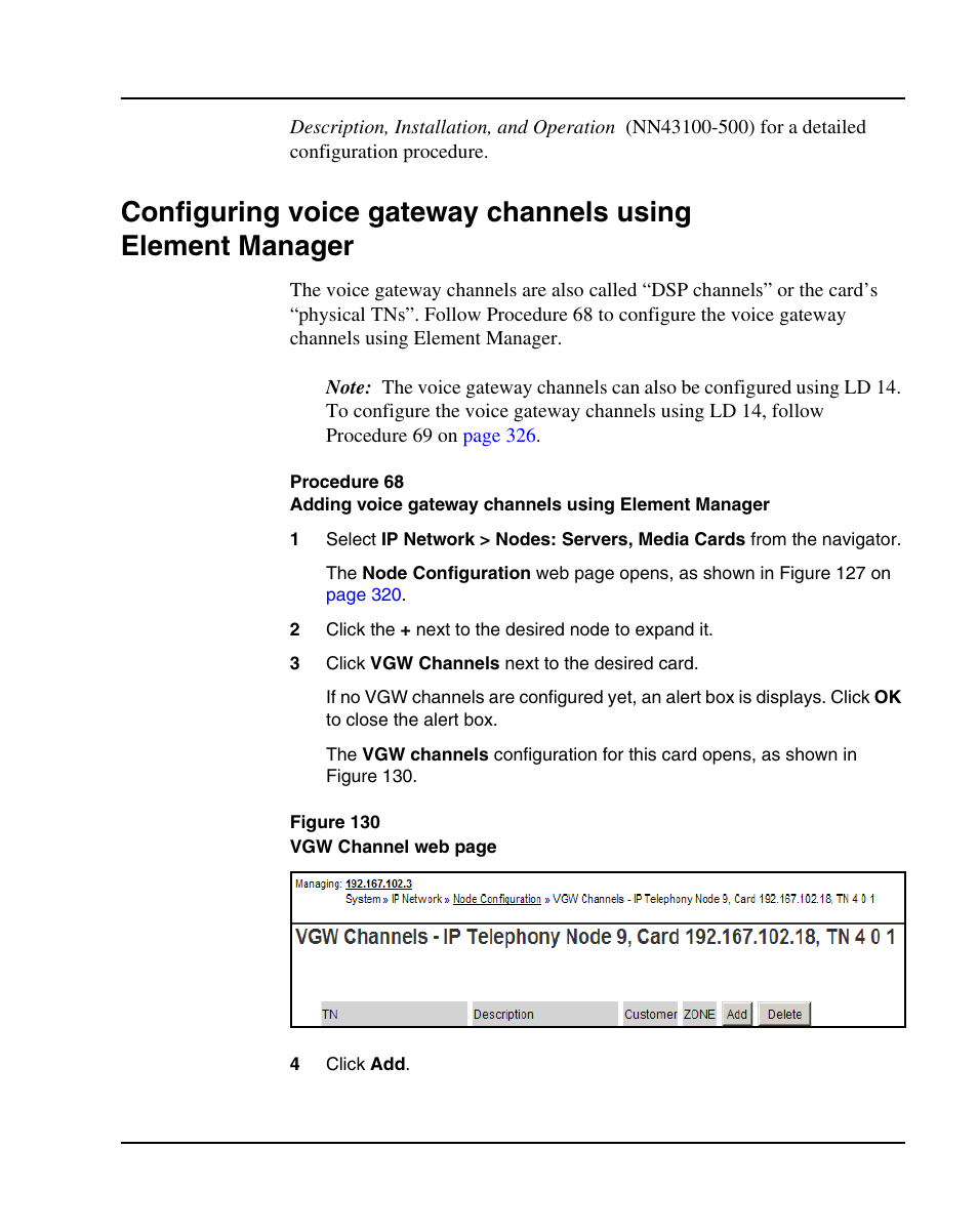 Nortel Networks 1000E User Manual | Page 323 / 468